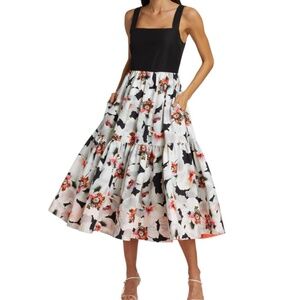 Tanya Taylor Gia floral midi dress  Size 4